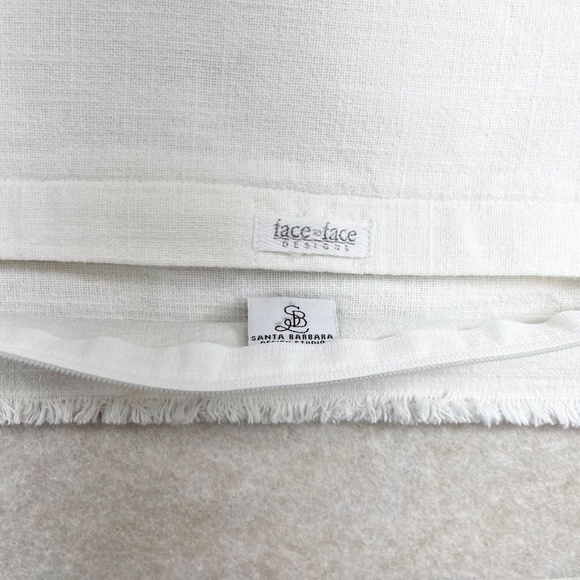 "How Sweet it Is to be Loved by You" White Cotton Lumbar Pillow Cover - Picture 7 of 7